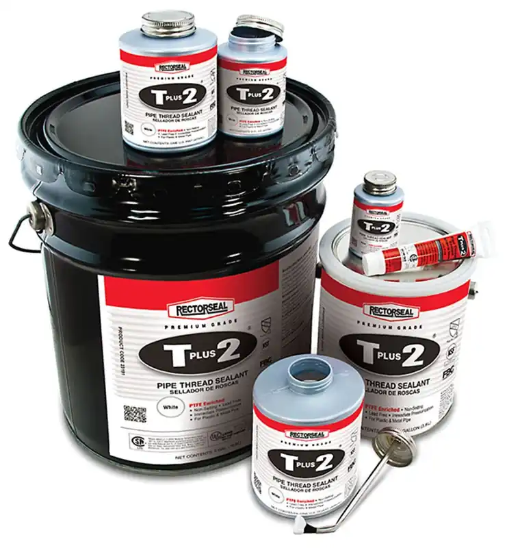 SK0241474-US20260702-105043-0 RectorSeal 23631 T Plus 2 Pipe Thread Sealant 1/4 pt - Image 1