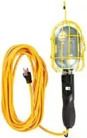 Coleman Cable 5857 Yellow Trouble Light 16/3 AWG 16 Feet