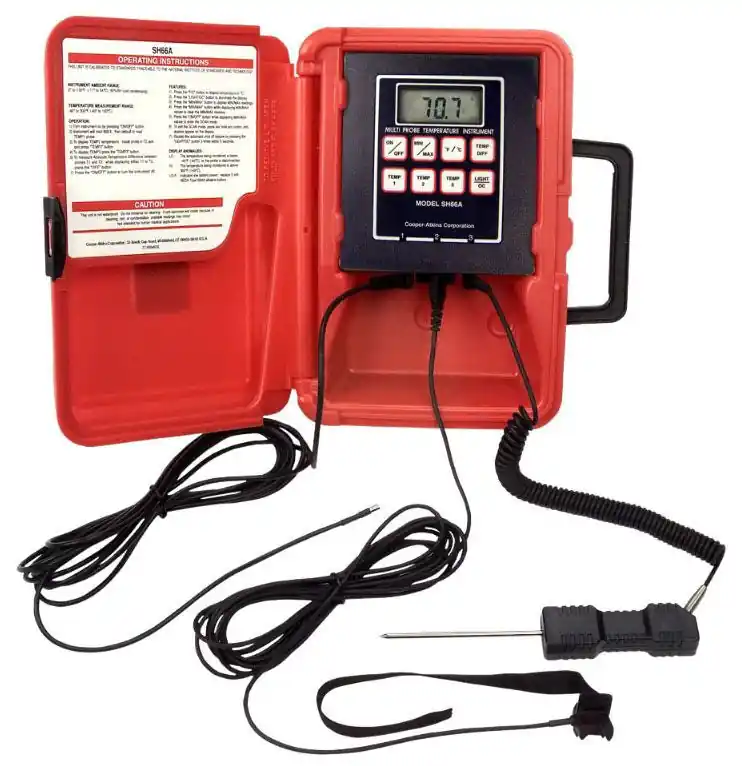 SK0241642-US20260702-105043-0 Cooper Atkins SH66A-E 3-Zone Instrument -40 to 300 Deg F - Image 1