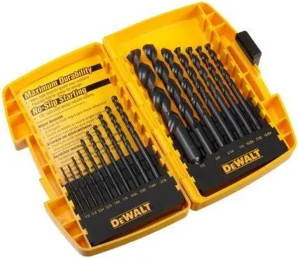 Dewalt DW1163BB - Black Oxide Split Point Drill Bit Set
