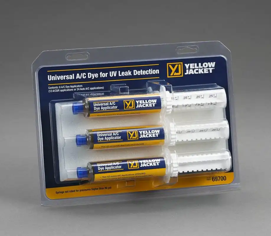 SK0241830-US20260702-105043-0 Yellow Jacket 69700 Universal A/C Dye Injector 1 oz (6 pack) - Image 1