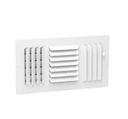 Hart & Cooley 3031010 - 10X10 Ceiling Curved Blade Three Way Register