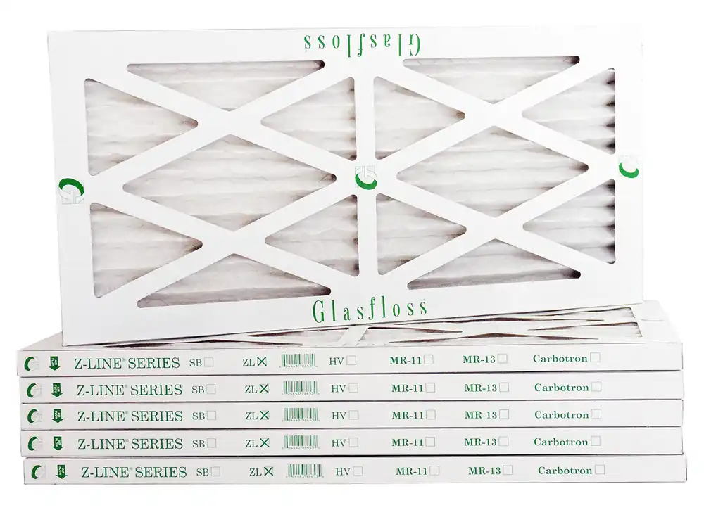 Glasfloss ZLP12181 MERV 10 HVAC Air Filter (Pack of 12)