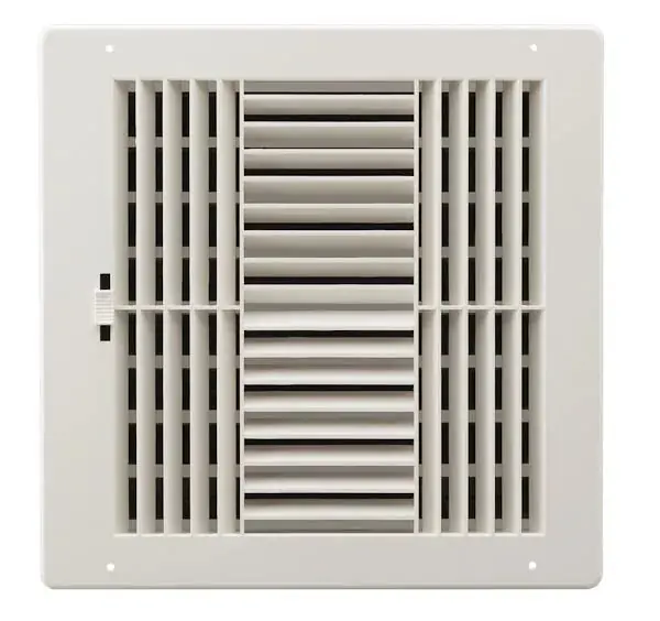 Pepco TSC88 4 Way Plastic Supply Register 8 in x 8