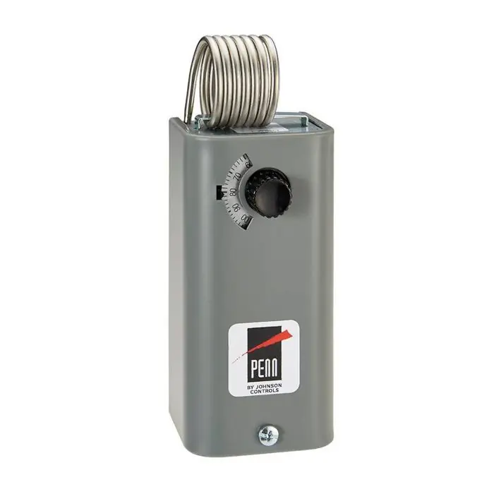 Johnson Controls A19BAC-1C Coiled Bulb Space Thermostat 30/110F