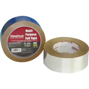 Nashua 322 General Purpose Foil Tape 2 inches x 60 Yard Roll UL 723 Listed