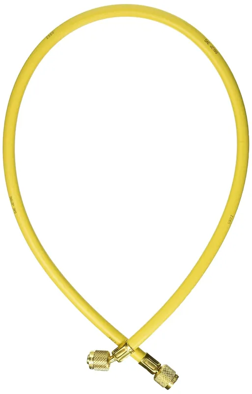 Yellow Jacket 21036 Plus II Charging Hose 1/4 Flare Fittings, 36 Inch, Yellow