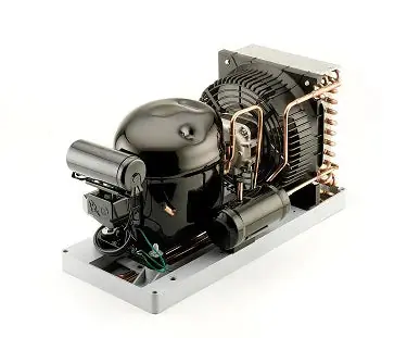SK0243205-US20260702-105043-0 Tecumseh AJA2423ZAADP - 1/2 HP 115-1 Low Temp R404a Celseon condensing unit with power cord service valves (AJA2423ZAADP) - Image 1