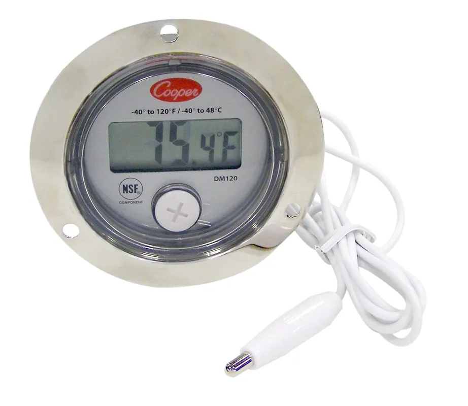 SK0243217-US20260702-105043-0 COOPER ATKINS DM120-0-3 DIGITAL PANEL THERMOMETER FRONT FLANGE -40 TO 120 DEGREES REPLACEMENT DM120-0-3 - Image 1