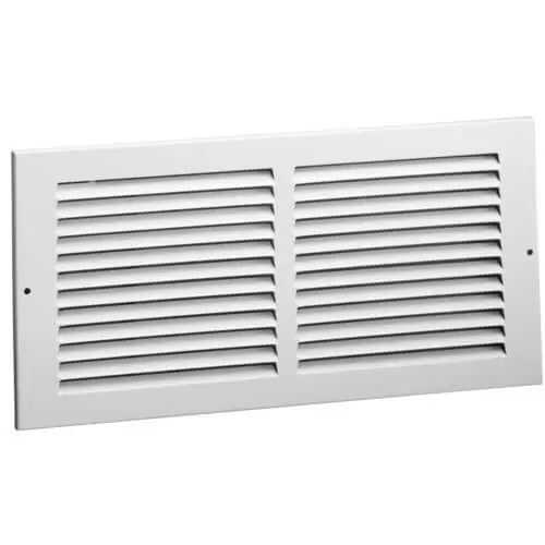 Hart & Cooley 43374 Steel Return Air Filter Grille 30 Inch x 10 Inch White