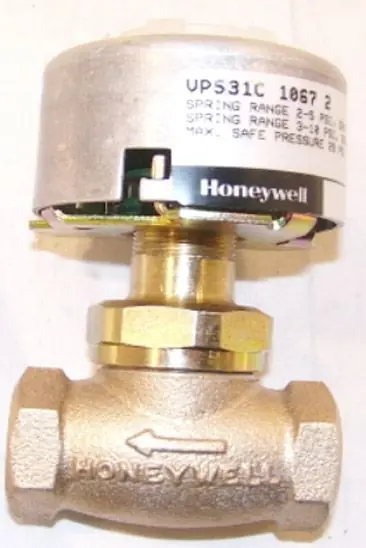 SK0244918-US20260702-105043-0 Honeywell VP531C1067 Pneumatic Radiator Valve 1/2 NPT Straight N.O. 2.3CV Replaces VP531A1020 VP531A1038 - Image 1
