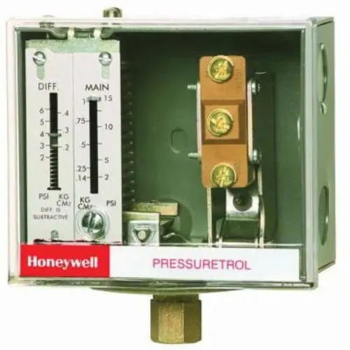 SK0244932-US20260702-105043-0 Honeywell L404V1087 Pressuretrol Controller 10-150 psi SPST - Image 1