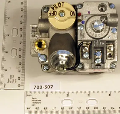 Robertshaw 700-507 1/2 X 3/4 Slow Opening Millivolt Gas Valve 240,000 BTU
