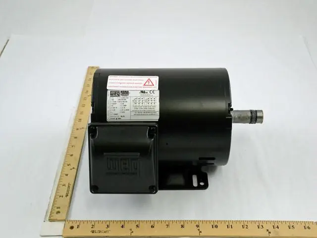 SK0246122-US20260702-105043-0 Aaon P59740 Motor 208-230/460V 3Ph 1740RPM 2HP Replacement P59740 - Image 1