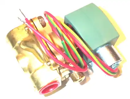 Asco 8210G2-MO Solenoid Valve 120V with Manual Operator for HVAC and Hydronics Applications