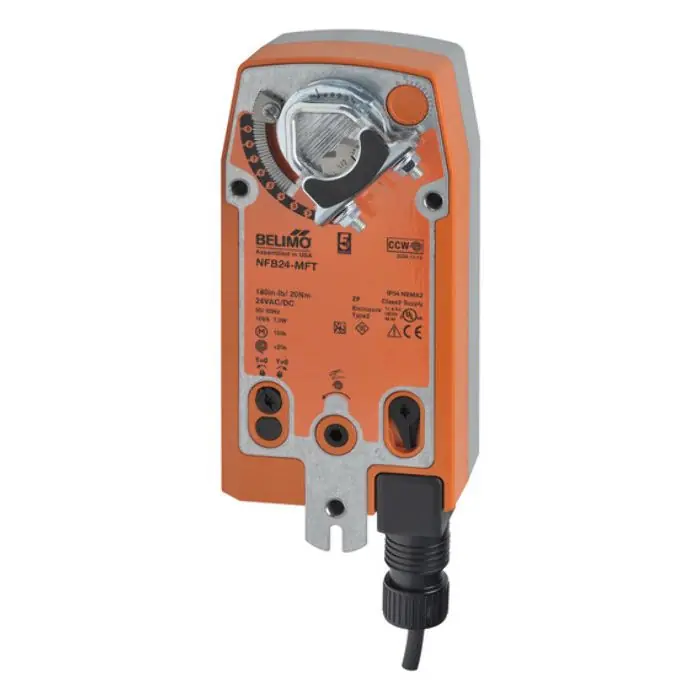 Belimo NFB24-MFT Direct Coupled Actuator 90 in-lb