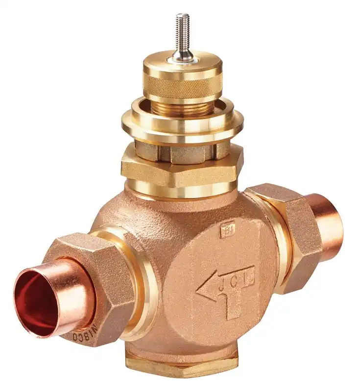 Johnson Controls VG7451GT+3008EP Valve Actuator 1/2 inch 2-Way Control Valve 4.6Cv