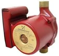 Grundfos 59896121 UP15-18B7 1/25 HP 115V Circulating Pump-Bronze Body