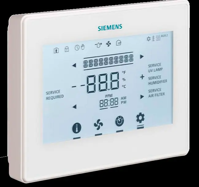 SK0250299-US20260702-105043-0 Siemens Building Technology RDY2000 - 3Ht/3Cl,7-Dayprogtstat,W/Humid - Image 1