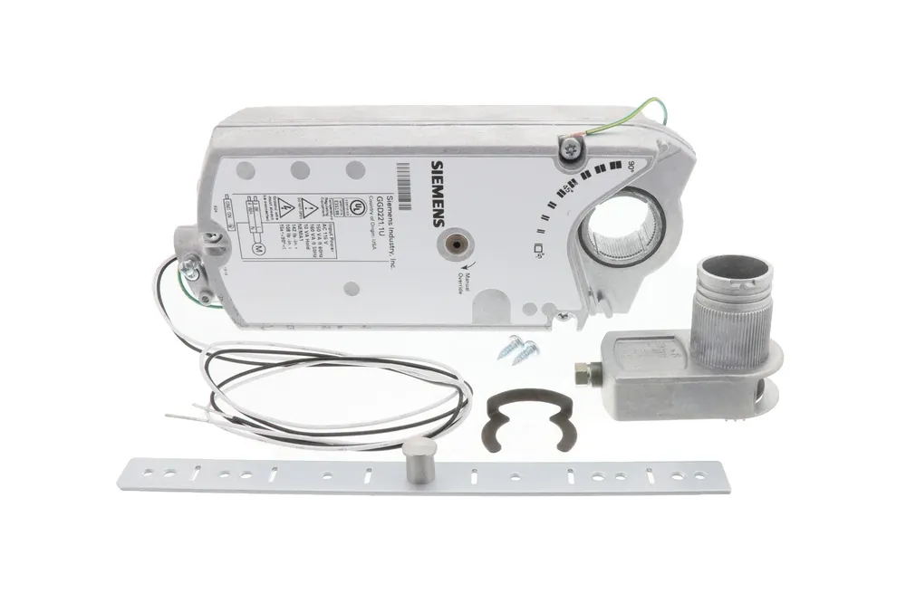 Siemens GGD221.1U GGD 2-Position Electronic Fire/Smoke Damper Actuator w/ Self Centering Shaft Adapter (115 Vac), replacement for GGD221.1U/BR