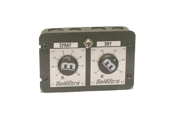 MAXITROL TD214B Selectra Gas Control Dual Temperature Dial 55-90inchu00b0F/120-170inchu00b0F