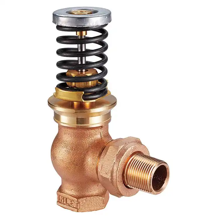 Johnson Controls V-3752-6008 Electric Control Valve 3/4 Normally Open Union Angle 3-6psi