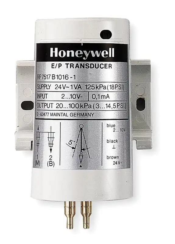 Honeywell RP7517B1016 Electronic Pneumatic Transducer 2-10V DC 0-18 psi