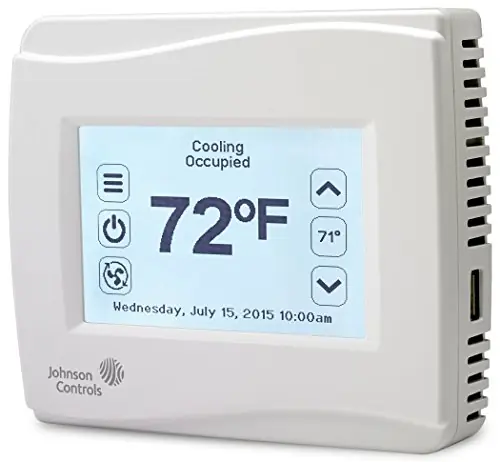Johnson Controls TEC3321-00-000 Thermostat, PNP, Dehumid No, Sensor Yes