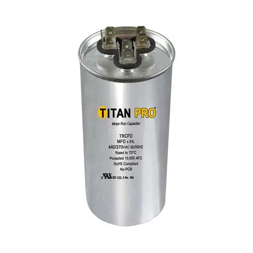 Packard TRCFD3575 Titan 440/370-Volt 35+7.5 MFD Pro Run Capacitor Round