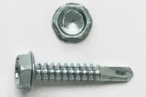Peco Fasteners PC812HT - HEX SELF DRILL SCREWS 8 X 1/2" ZINC (500 COUNT JAR) PC812HT
