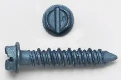 Peco Fasteners 3903J - HEX HEAD MASONRY SCREW 1/4" X 1-3/4" (100 COUNT JAR) 3903J