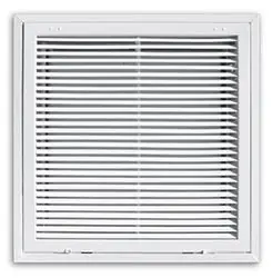 Truaire 24" x 24" Fixed Bar Return Air Filter Grille with R6 Back