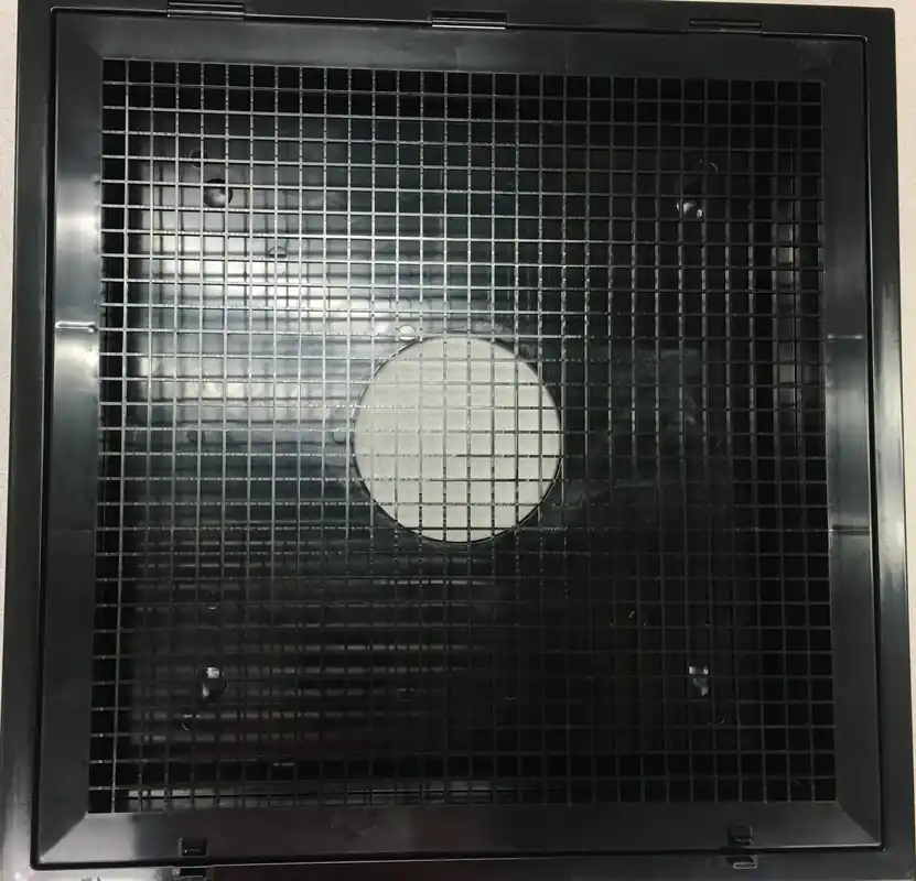 HaVACo HT-2X2-ERTN-BK Black 2'x2' Plastic Lay-In Egg Crate Return