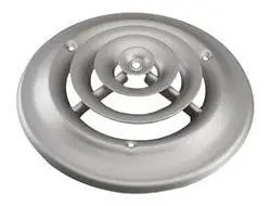 Dryman 6790006AL - A-800 06" ALUMINUM ROUND CEILING DIFFUSER 6790006AL