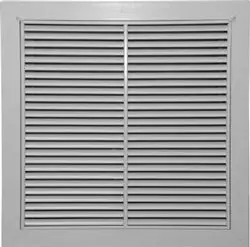 Airguide RF2TWIDEWH_24X24 - RF-2-T 24X24 T-BAR RETURN AIR FILTER GRILLE WHITE WITH WIDE FLANGE