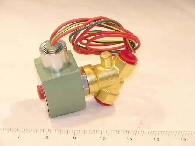 ASCO 8210G73-240V 3/8N/C 5/150air,1/125wtr,BRAS