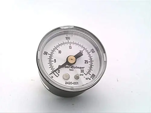 Schneider Electric 2420-001 Gauge 0/30 psi 1/8 Back Mounted