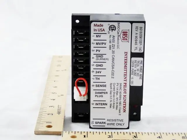 BASO Gas Products BG1600M10EP-1AD - INTERM.0pp 50tfi 15inter 24v