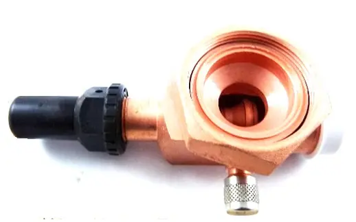 Danfoss 8168032 7/8 inch ODF x 1 3/4 inch Rotolock Valve - HVAC Hydronics Pressure Relief