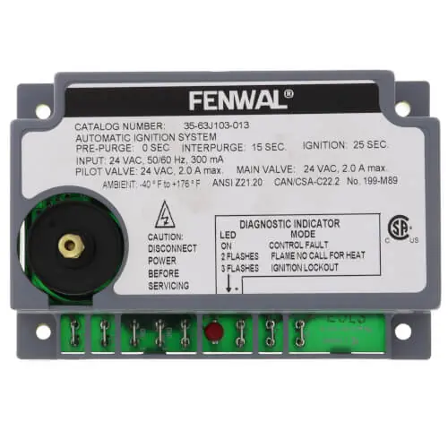 SK0257360-US20260702-105043-0 Fenwal 35-63J103-013 Johnson Replacement - Image 1