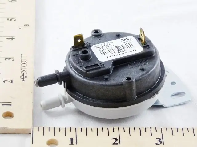 Heil Quaker 1176404 Pressure Switch.37Wc SPST