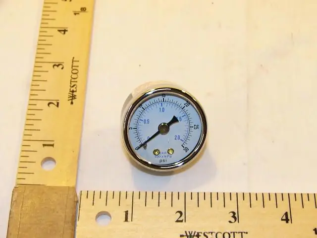SK0258061-US20260702-105043-0 Nor East Controls 30686409-004 - 1.5"Gauge 0/30# 1/8"Back - Image 1