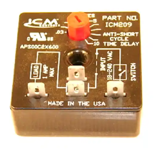 ICM Controls ICM209 - DelayOnBreak10minAdjUnivVolt