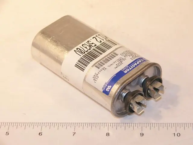 International Environmental 70005333 - CAPAC 12.5 MFD 370V OVAL
