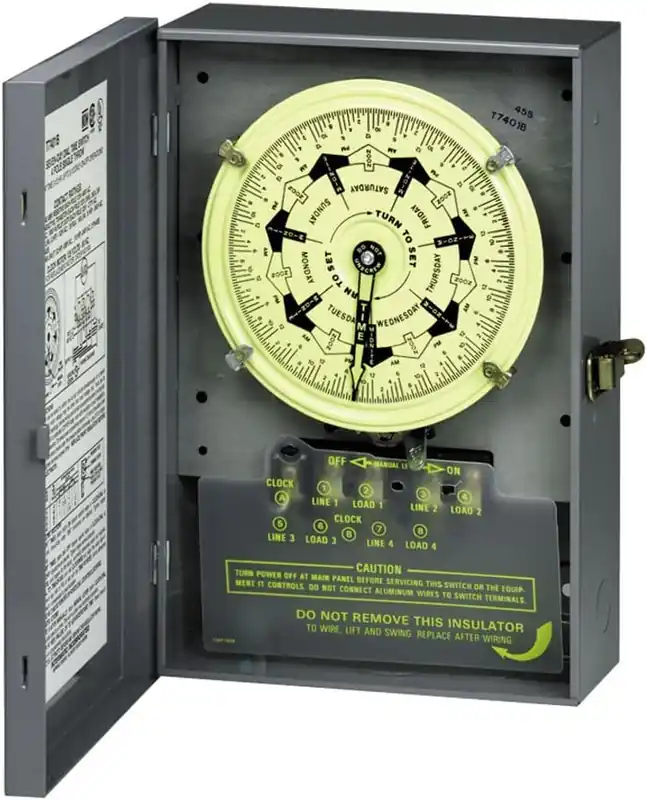 SK0258294-US20260702-105043-0 Intermatic T7802B 7-Day Mechanical Time Switch 208-277VAC - Image 1