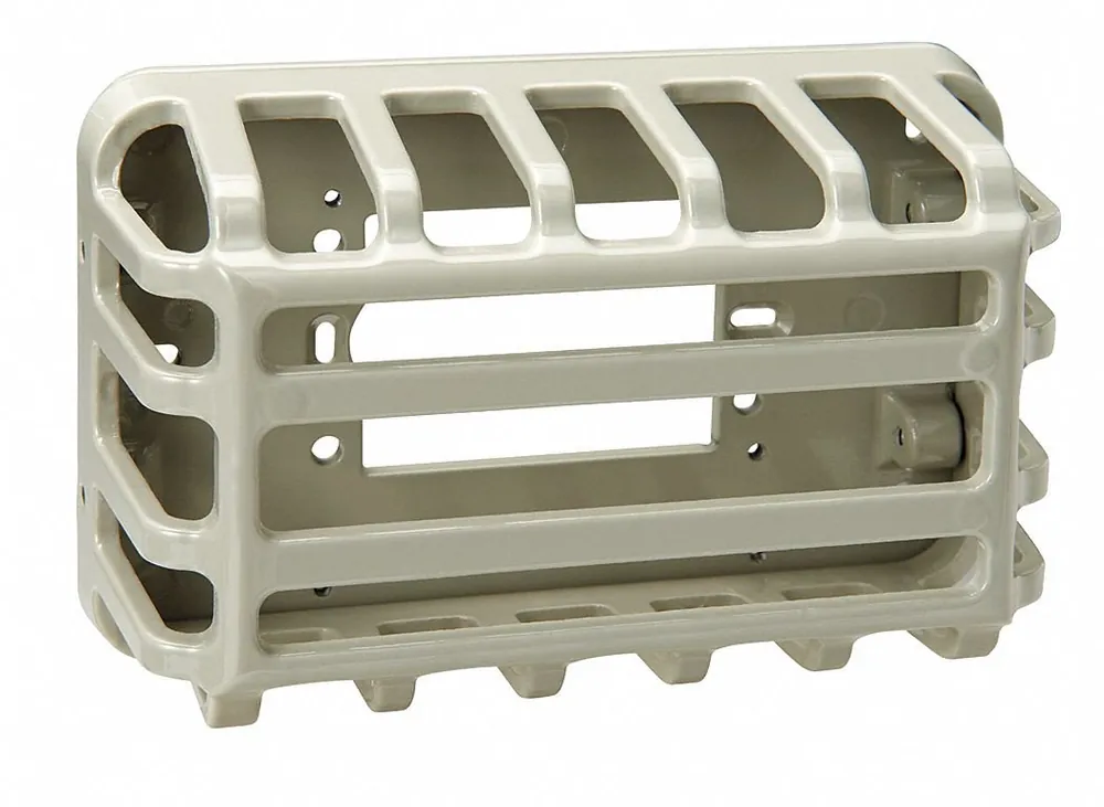 SK0258681-US20260702-105043-0 Johnson Controls GRD10A-601 Universal Thermostat Guard Aluminum Silver - Image 1
