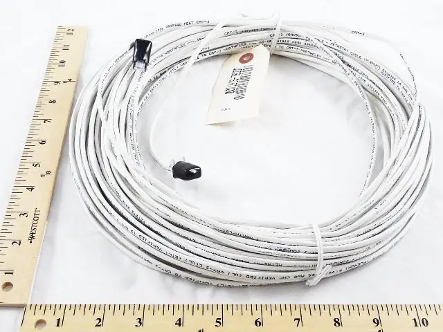 SK0258753-US20260702-105043-0 Johnson Controls CBL-STAT100 - 100' OF CABLE WIRE with PHONEJACK - Image 1