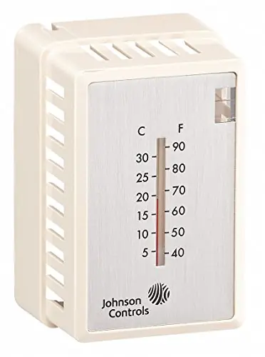 SK0258830-US20260702-105043-0 Johnson Controls T-4756-1739 Vertical Thermostat Cover Beige Plastic - Image 1