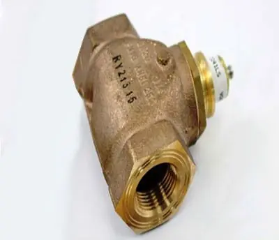 Johnson Controls VG7241LS Brass Trim Globe Valve 3/4 Inch NPT