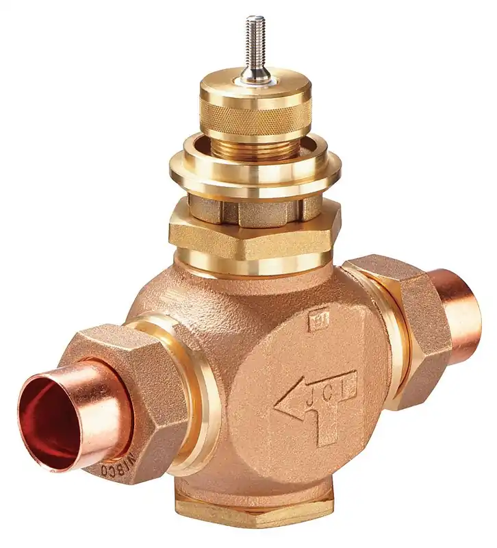 SK0259004-US20260702-105043-0 Johnson Controls VG7251ET Bronze Globe Valve 1/2 Inch Union Connection 1.8 Cv - Image 1